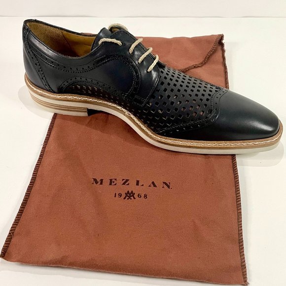 Mezlan Men’s Alvarez Perforated Black Oxford main image 11